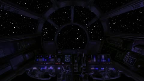 Spaceship Cockpit - Sleep Sound - White noise of the Universe - Deep relaxation - Space Travel