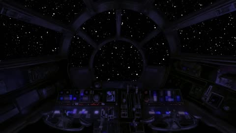 Spaceship Cockpit - Sleep Sound - White noise of the Universe - Deep relaxation - Space Travel