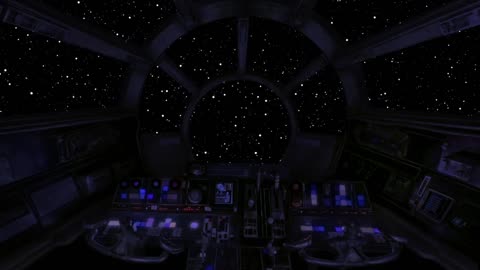Spaceship Cockpit - Sleep Sound - White noise of the Universe - Deep relaxation - Space Travel