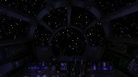 Spaceship Cockpit - Sleep Sound - White noise of the Universe - Deep relaxation - Space Travel
