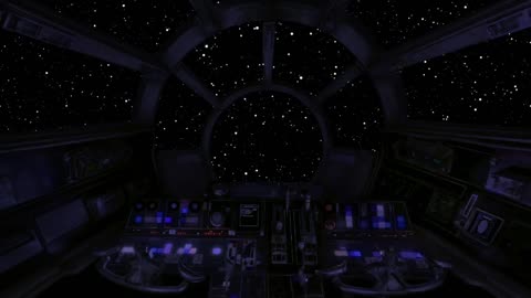 Spaceship Cockpit - Sleep Sound - White noise of the Universe - Deep relaxation - Space Travel