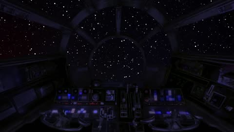 Spaceship Cockpit - Sleep Sound - White noise of the Universe - Deep relaxation - Space Travel