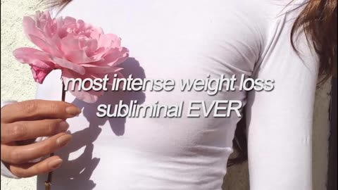 i've never made a subliminal THIS powerful - most intense weight loss subliminal EVER.