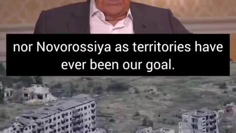 Russia never cared about territories but wanted to protect "Russian people."
