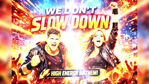 We Don’t Slow Down 🔥 | High Energy Motivational English Song | Power & Hustle Anthem