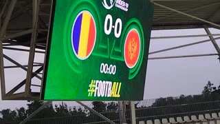 I just arrived on the stadium and guess what!MADE IN ROMANIA 😄 EURO U19. Romania vs Montenegro 🏆