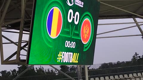 I just arrived on the stadium and guess what!MADE IN ROMANIA 😄 EURO U19. Romania vs Montenegro 🏆