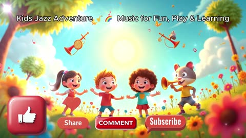 Kids Jazz Adventure 🎷🌈 | Music for Fun & Playtime for Children | Little Lamb Studios