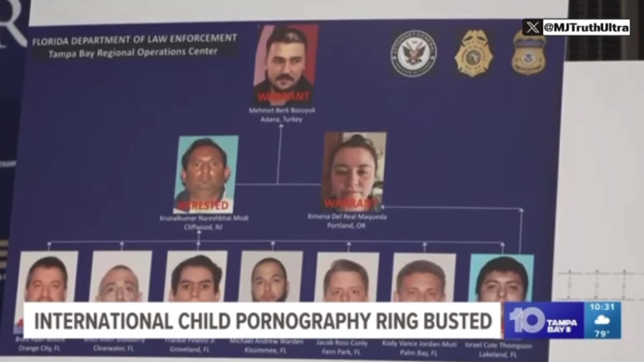 Huge Global Child Porn ring busted in Florida