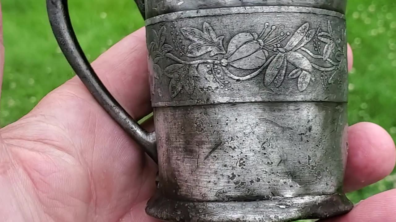 1800's silver plated petwer tankered. somewhat restored :)