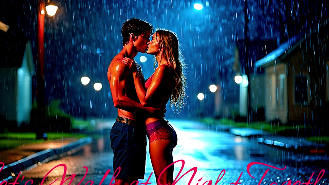 ELECTRONIC MUSIC. Song Let's Walk at Night Togeth.