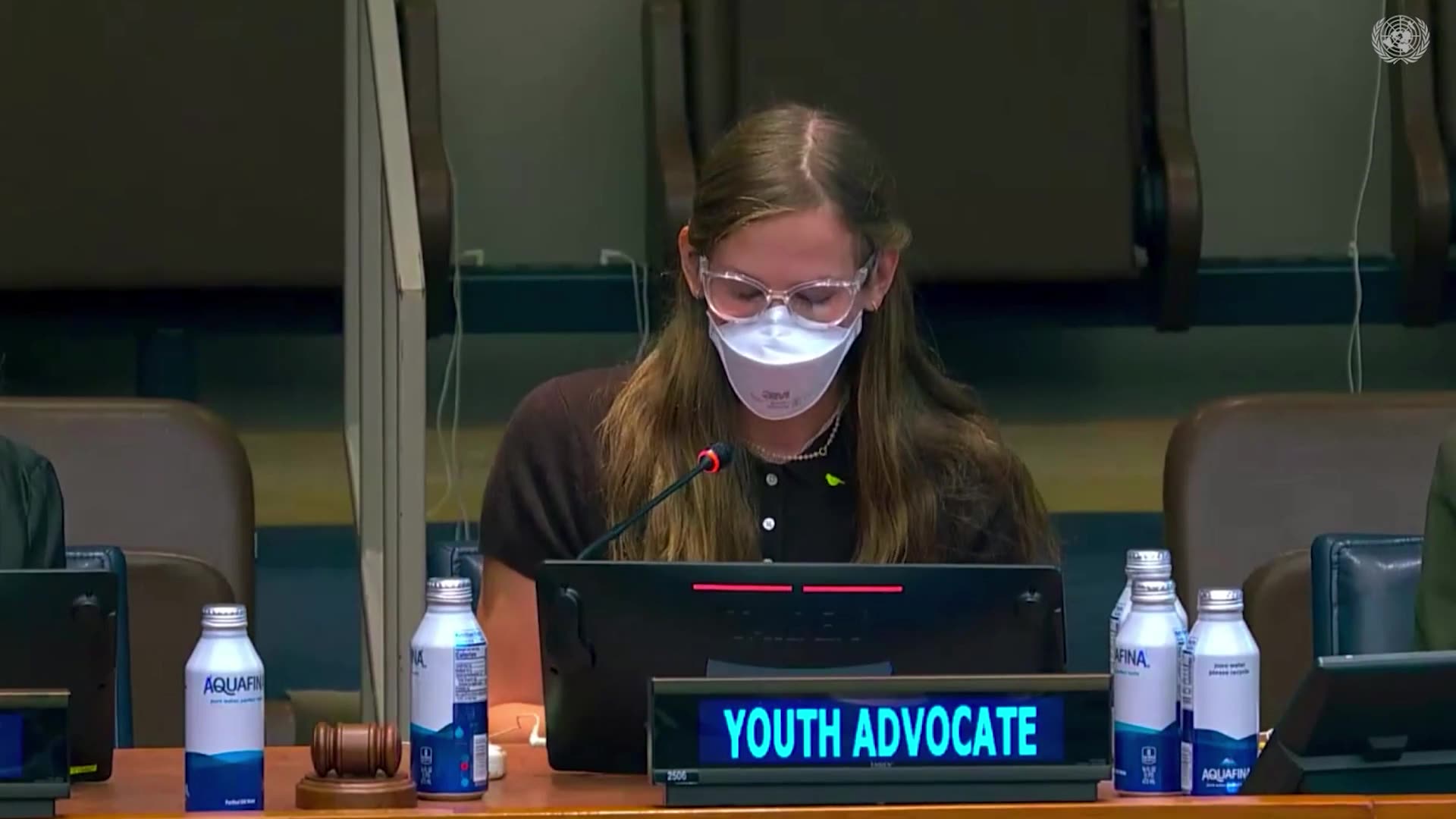 Ben Affleck and Jennifer Garners daughter calls for post-COVID mask mandate in impassioned UN speech