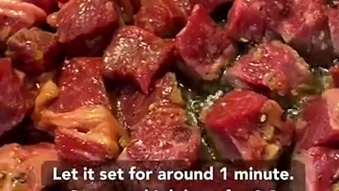 Breaking: If you love garlic and you love steak, these Garlic Steak Bites will b