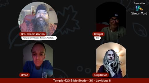 Temple 420 Bible Study - 30 - Leviticus - 8 - Consecration of Aaron and His Sons & weekly bible...