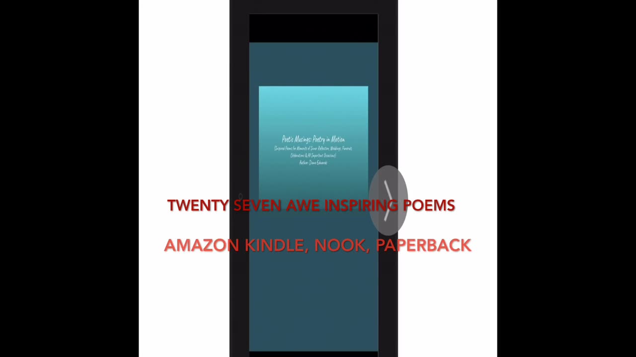 Twenty Seven Poetic Musings .99 Cents on Amazon Kindle, NOOK