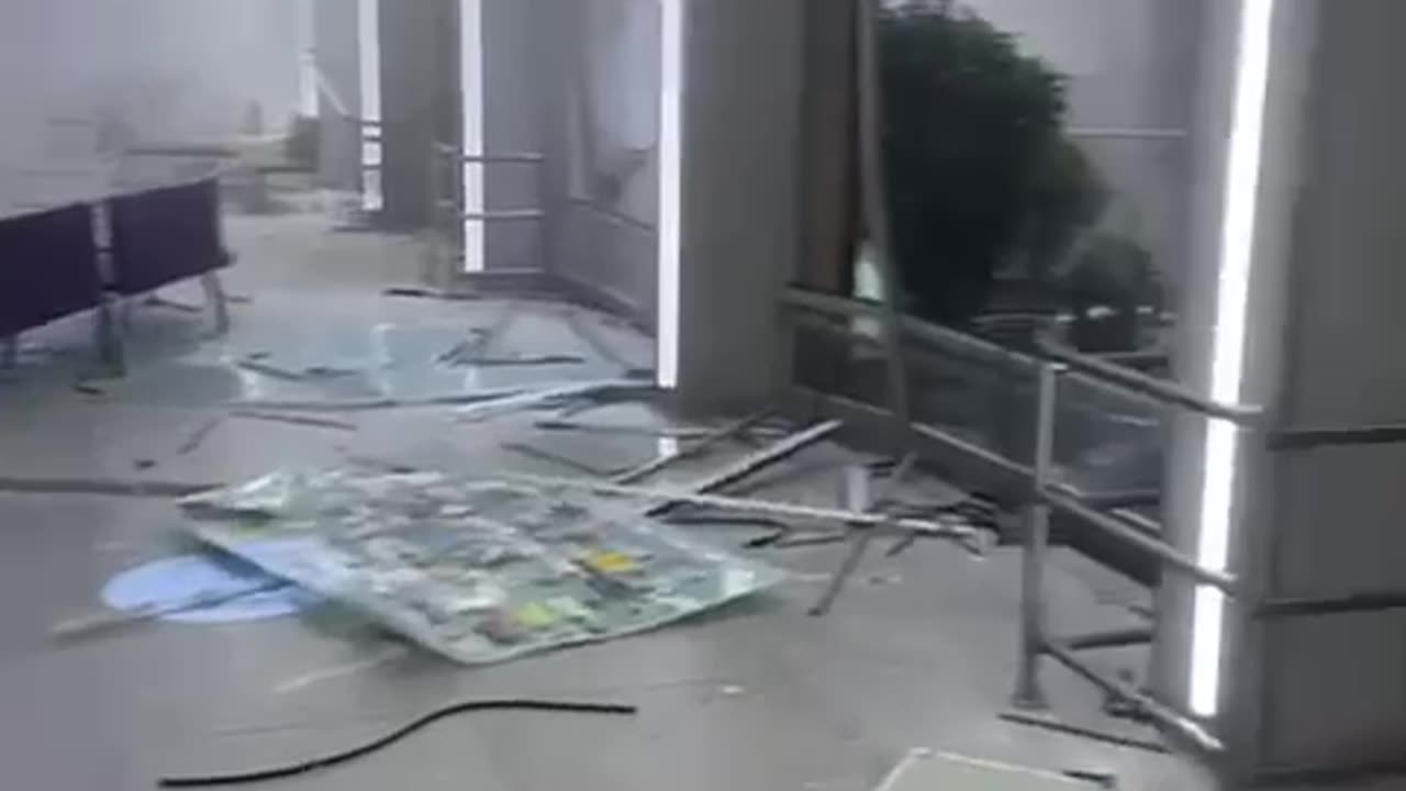 BREAKING: An Iranian ballistic missile directly hit Soroka hospital in Southern Israel.