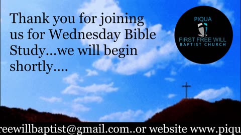 Wednesday Night Bible Study for November 12, 2025.