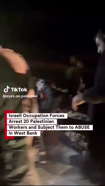 Israeli Forces Detain 20 Palestinian Workers in West Bank | Abuse in Illegal Occupation Exposed