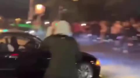 Blacks and Mexicans attack elderly White man