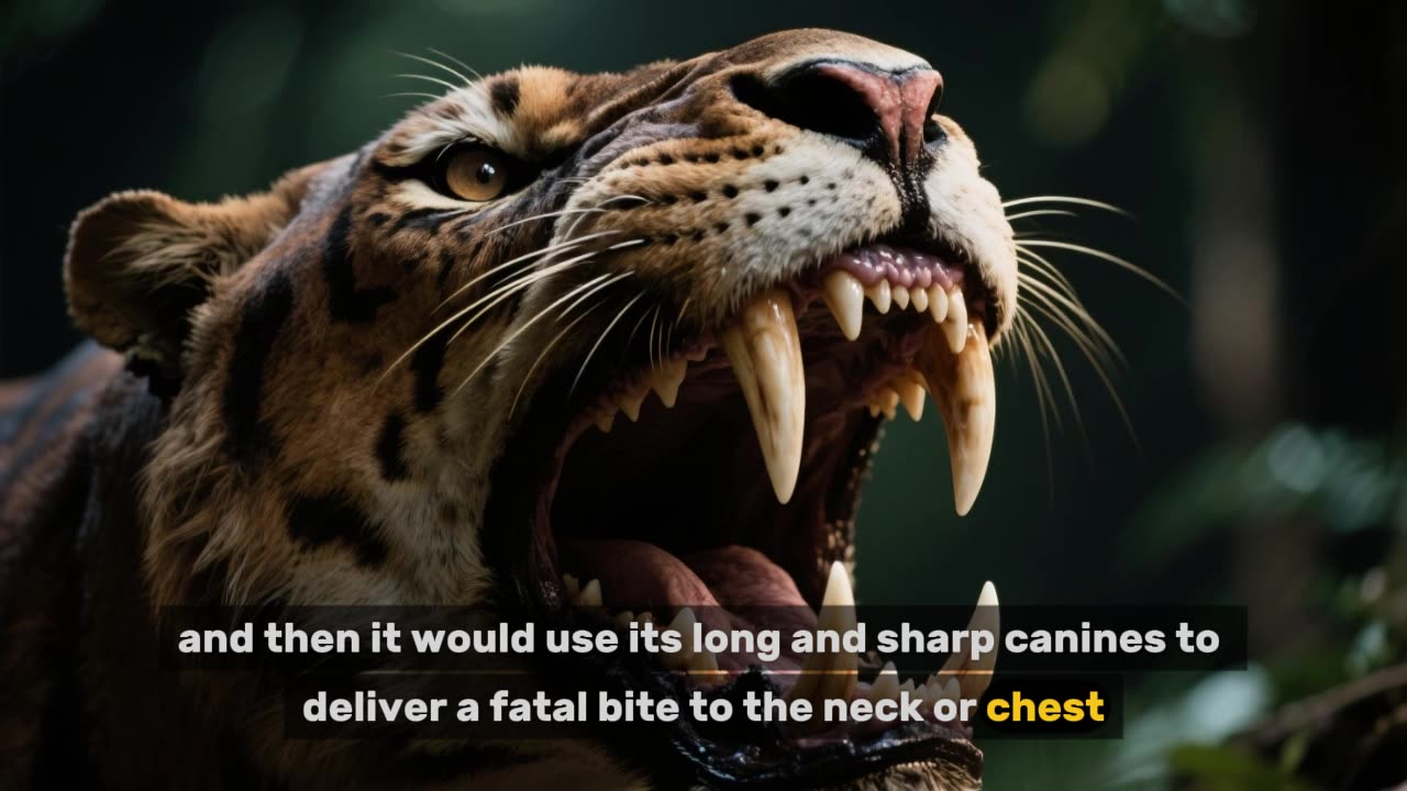 Smilodon (Saber-Toothed Cat)_ Prehistoric big cat
