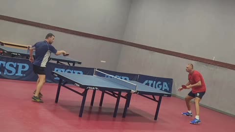 Table tennis training match, compilation of the best moments
