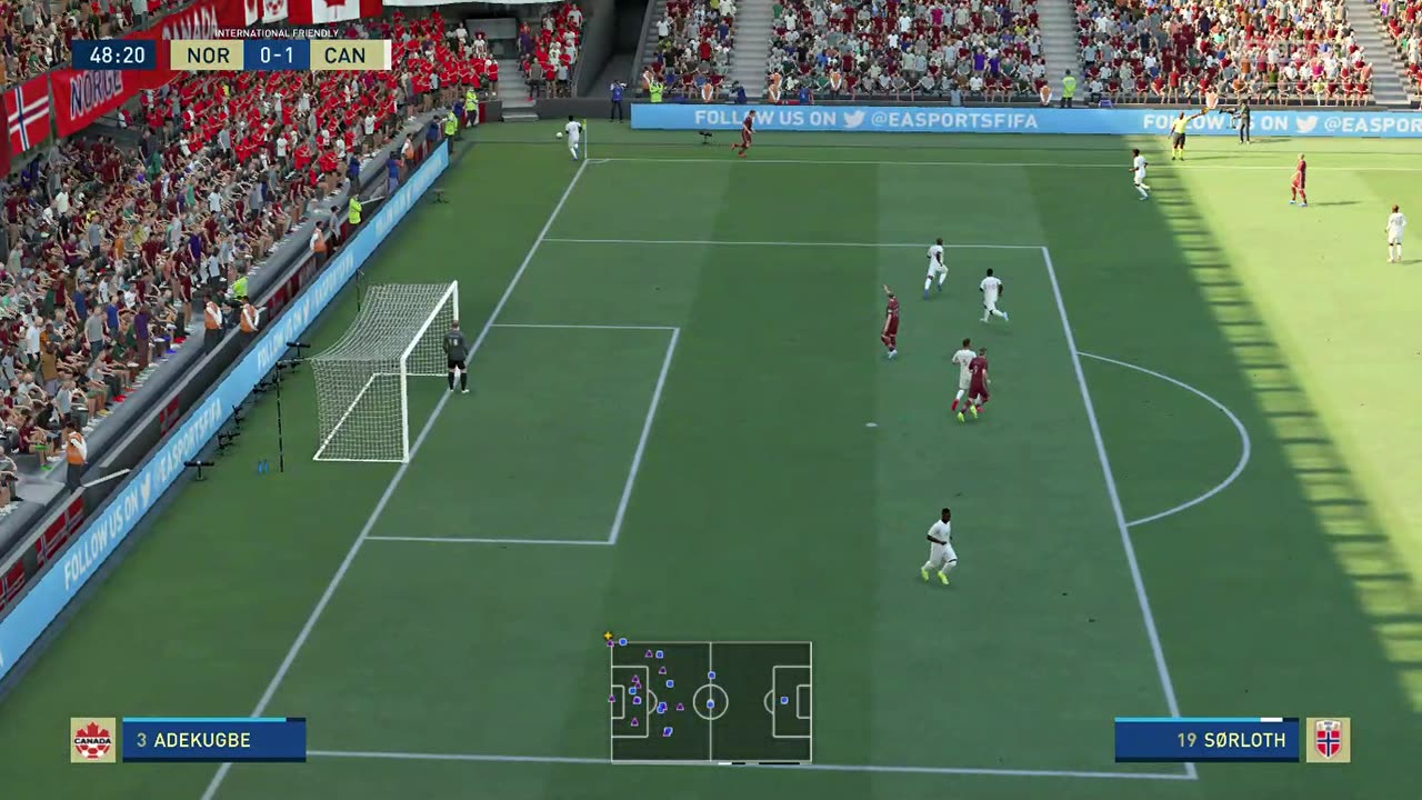 Norway and Canada - Fifa game
