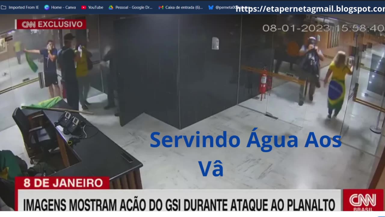 SERVINDO ÁGU AOS VÂNDALOS