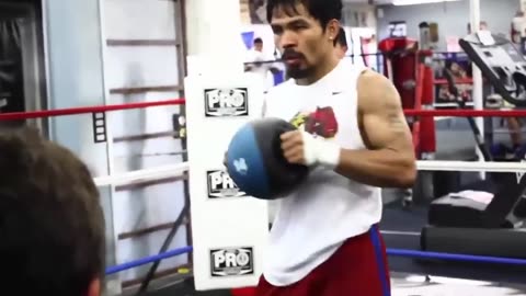 Manny Pacquiao Intense training.