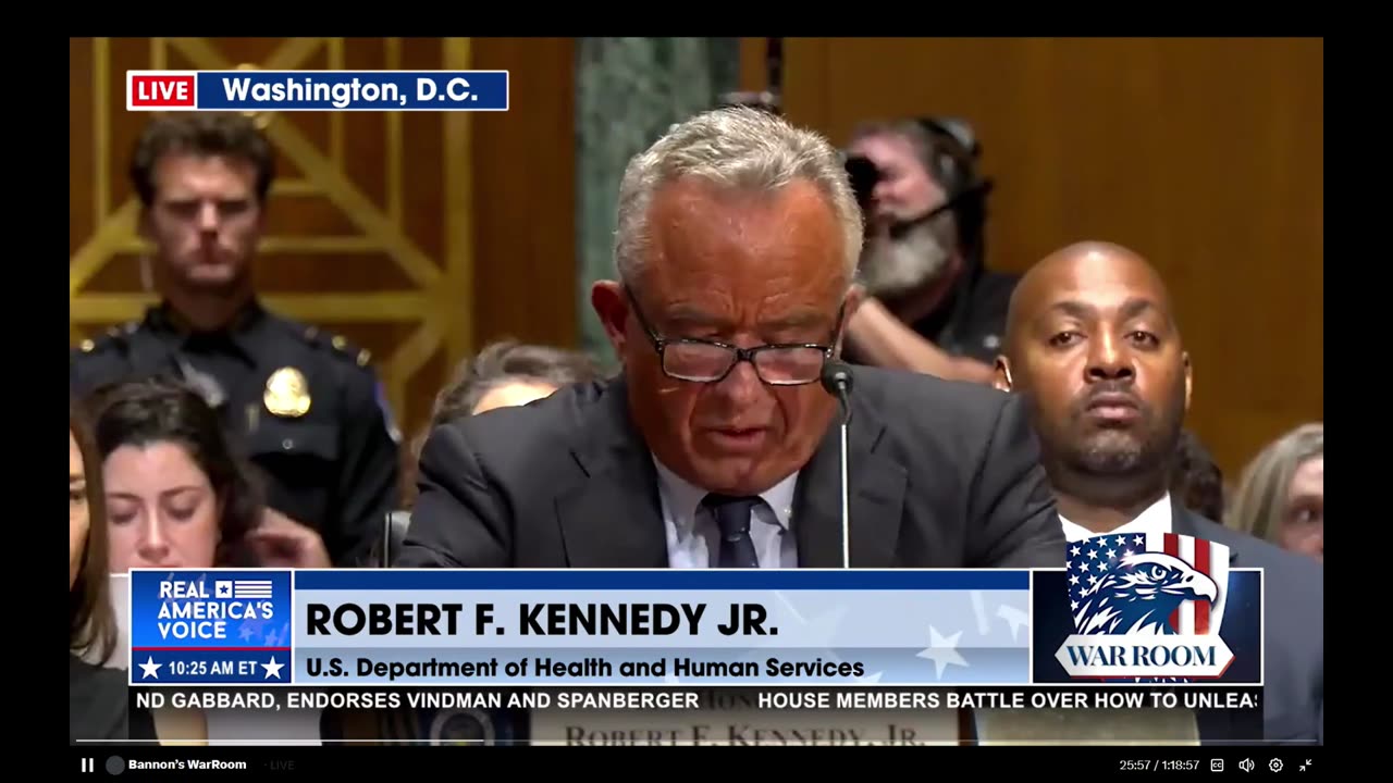 RFK JR. DROPS THE HAMMER ON THE CDC IN CONGRESS