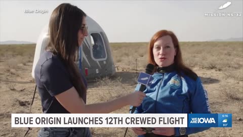 Blue Origin has 12th successful passenger flight, capsule lands in Texas 10 minutes after launch