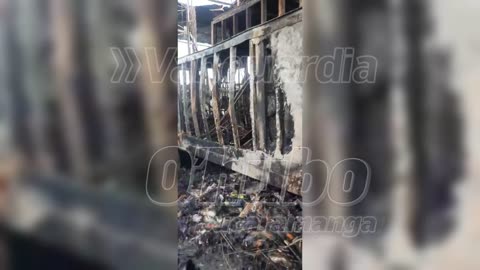 Videos de incendio en parqueadero de Bucaramanga