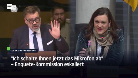"Ich schalte Ihnen jetzt das Mikrofon ab" – Enquete-Kommission eskaliert