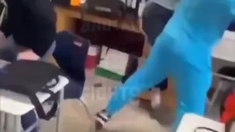 Black attacks White kid