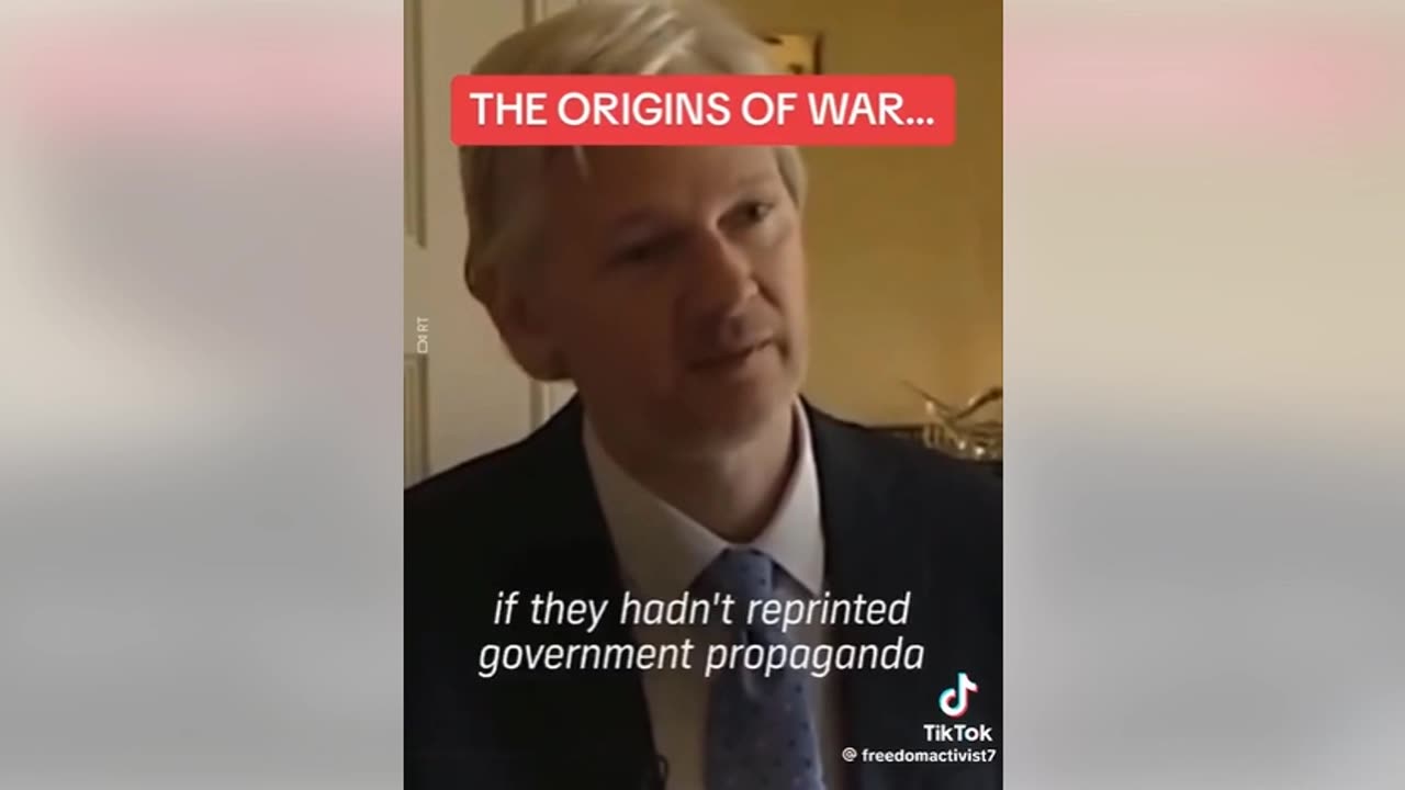 The Origins of War | Julian Assange