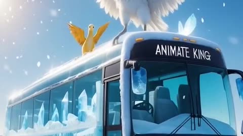 Pigeon’s Ice Bus Stolen! Funny Animal Story