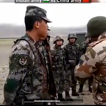 Indian army and chaina army