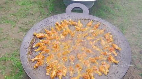 500_CHICKEN_LEGS_COOKING___EATING___Crispy_Fried_Chicken_legs___Chicken_Peri_Peri___Chicken_Recipe