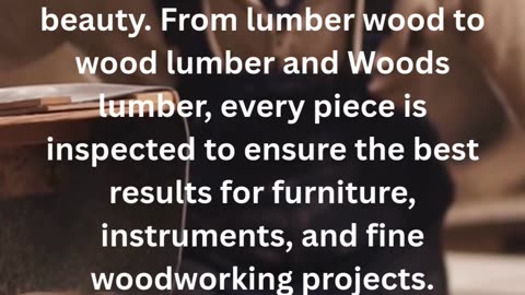 Handpicked Lumber – Premium Quality for Woodworkers