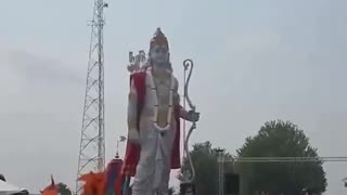 Meanwhile in Ontario, Canada.. a 51 foot statue of Hindu God, Lord Rama was erected.