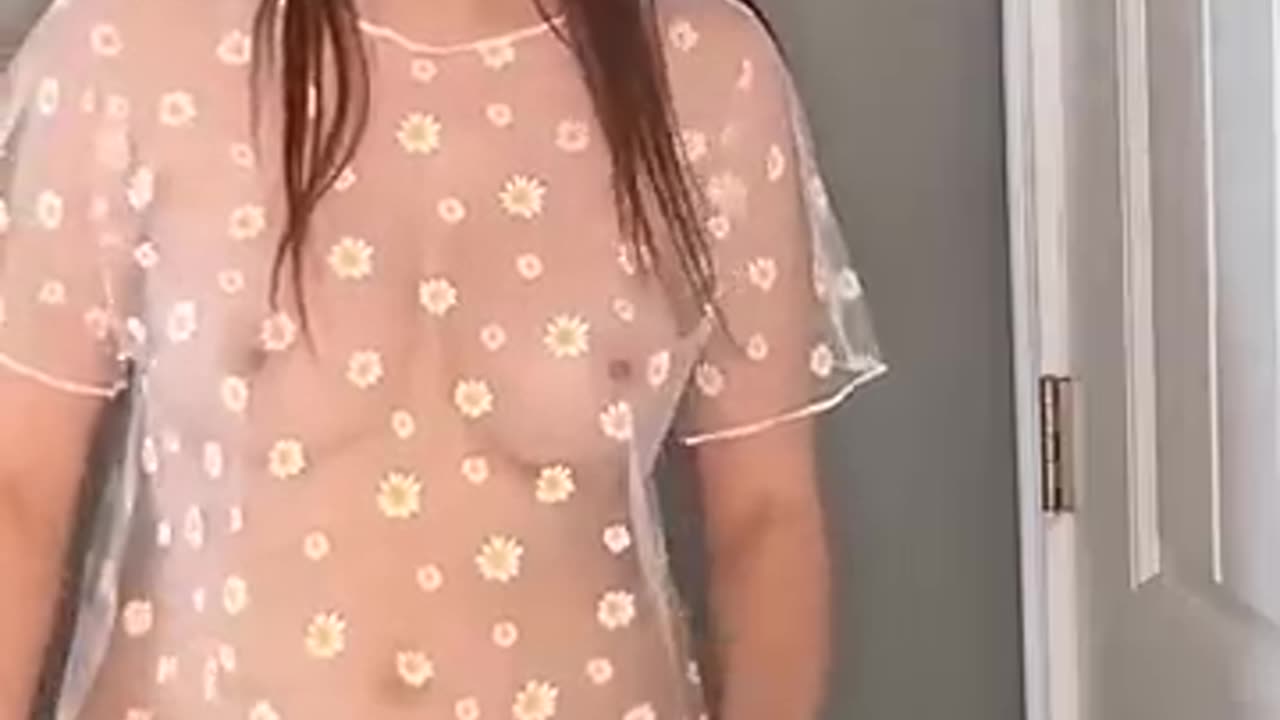 ThatGirlGuido - Fully Transparent Shirt/Dress Try on Haul