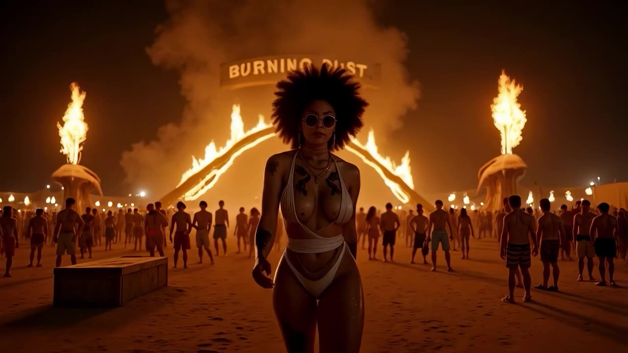 BurningDust - Party 24/7 (Official Music Video) | AI Cinematic