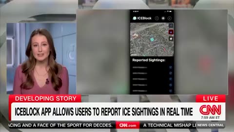 CNN promotes new app "ICEBlock" meant to "track ICE activity in real time
