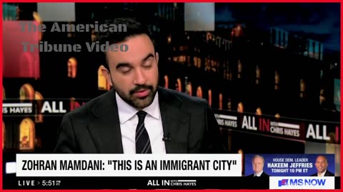 NYC Mayor Zohran Mamdani Says Illegal Aliens Helped Propel Him to Electoral Victory