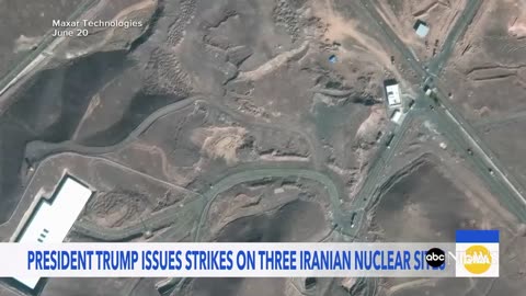 President Donald Trump strikes Iran with 30,000-pound bombs