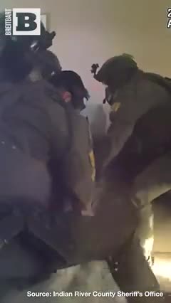 Suspect Falls Through Ceiling Right Into the Hands of SWAT Team