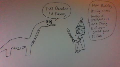 The Donation of Constantine is a Forgery! #shorts