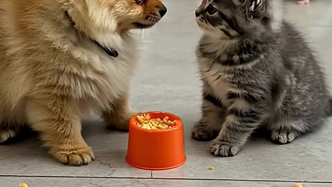 Who blinks first loses the snack battle