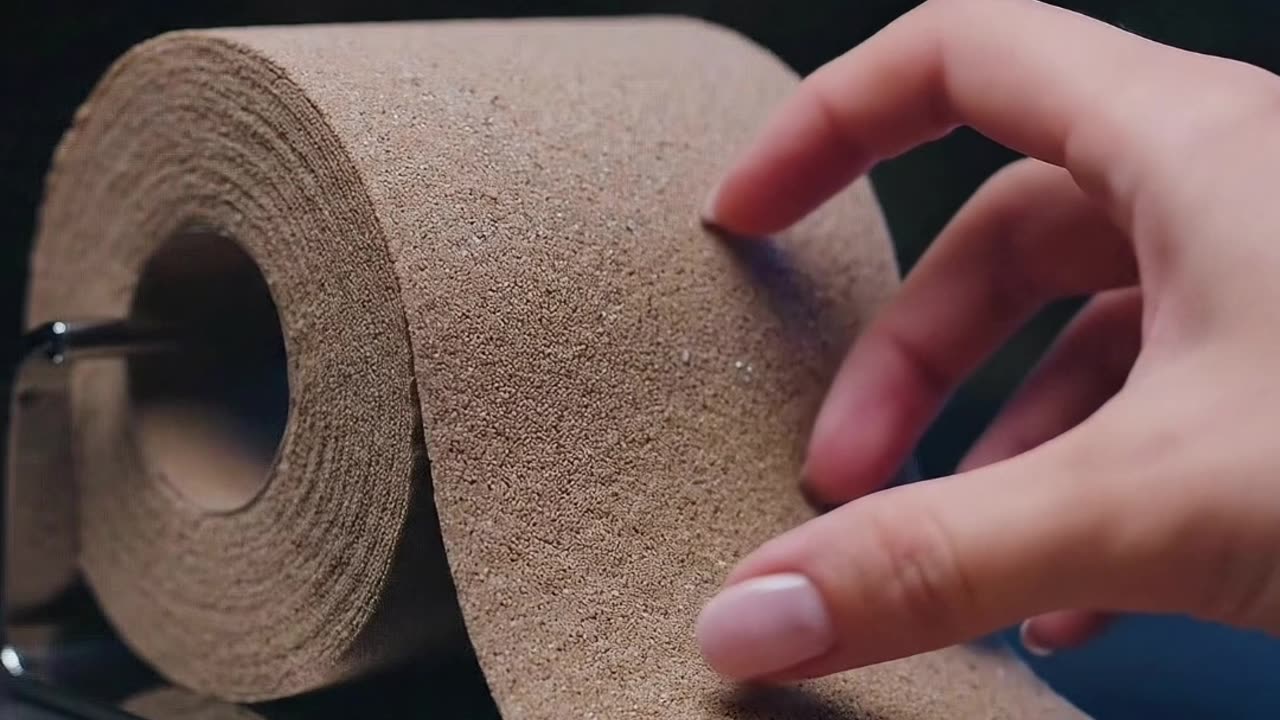 Crazy Toilet Paper Made By Sand... #viral