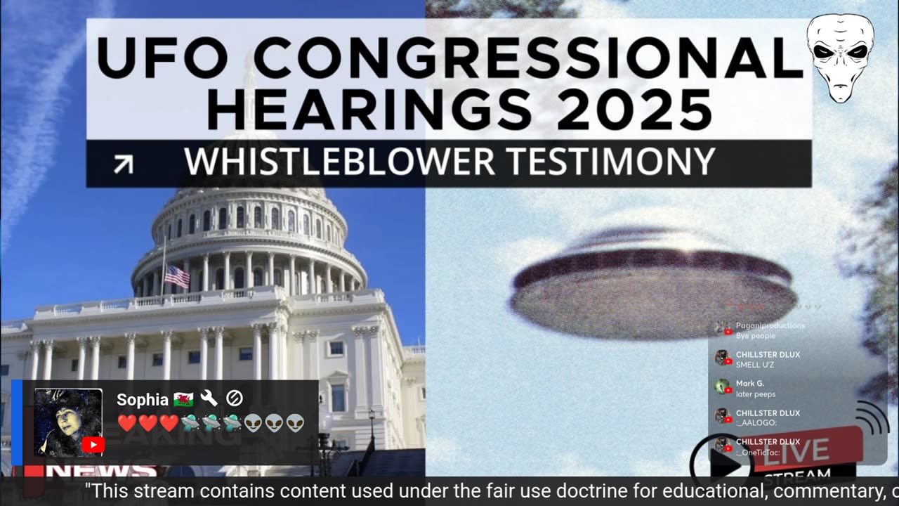 🔴WATCH LIVE: UAP/UFO Congressional Hearing with New Whistleblower Testimony