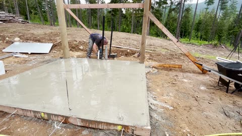 It's Powerhouse Concrete day - Building our Off Grid Homestead